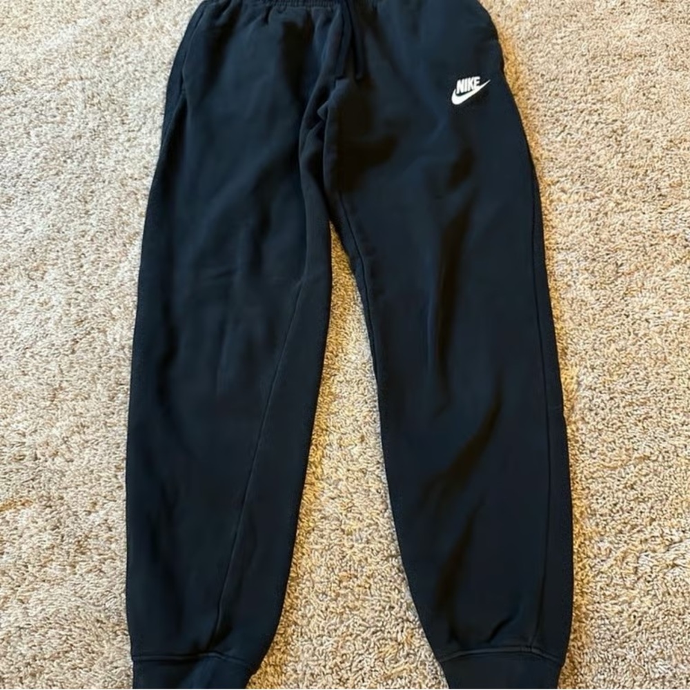 Nike Kids Black Fleece Jogger Pants